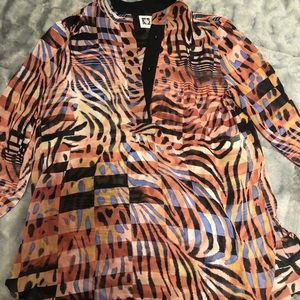 Anne Klein printed Blouse